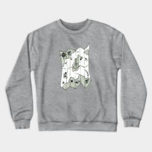 Treasure Map Crewneck Sweatshirt